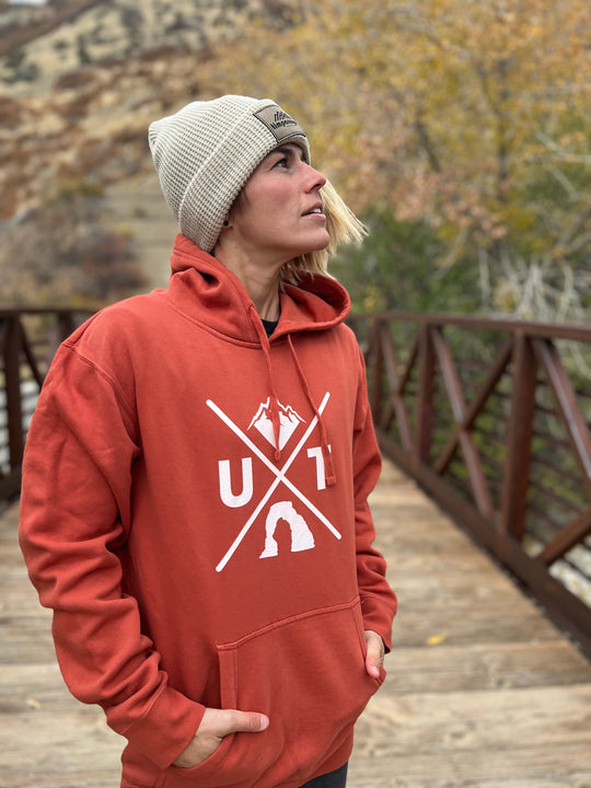 Utah X - Vintage Mountain Blend Hoodie