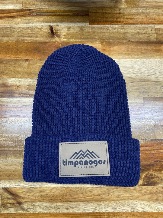 Patch Waffle Knit Beanie - Timpanogos Hiking Co.