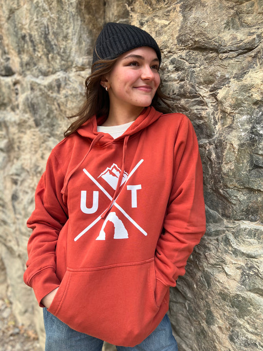 Utah X - Vintage Mountain Blend Hoodie