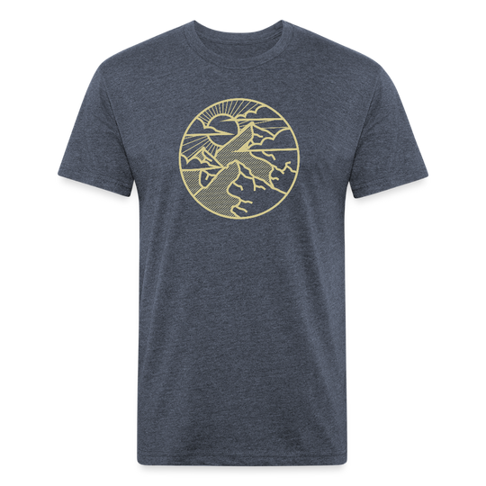 Sunbreak - Premium Graphic Tee - heather navy