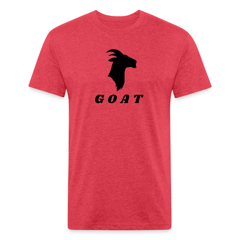 GOAT (black) - Premium Graphic Tee - heather red