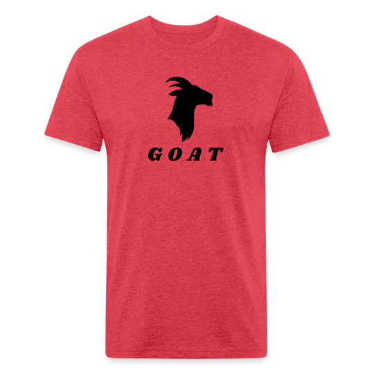 GOAT (black) - Premium Graphic Tee - heather red