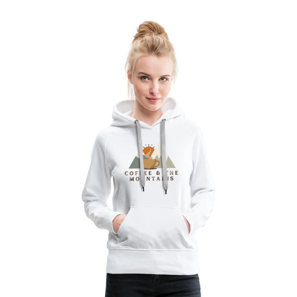 Coffee the mountains Women’s Fitted Hoodie