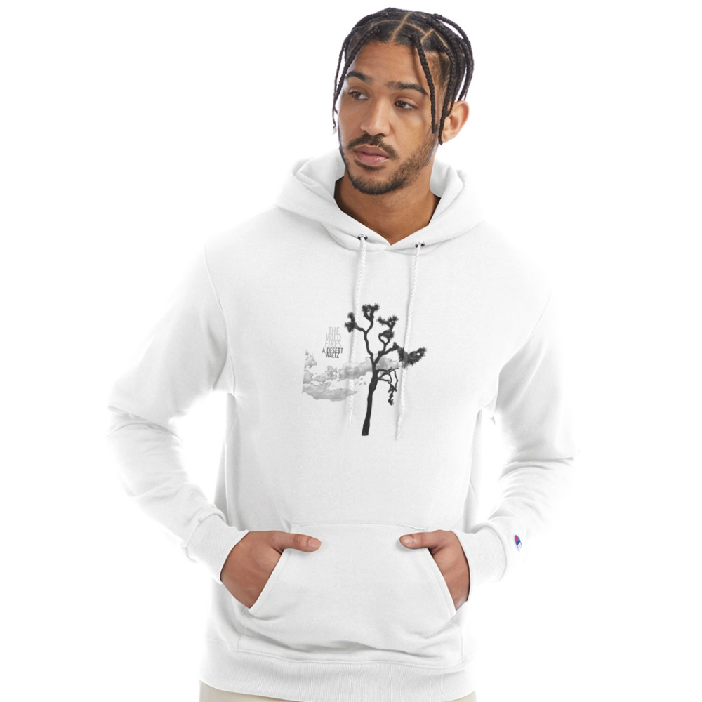 Joshua Tree (A Desert Waltz) - Champion Powerblend Hoodie - white