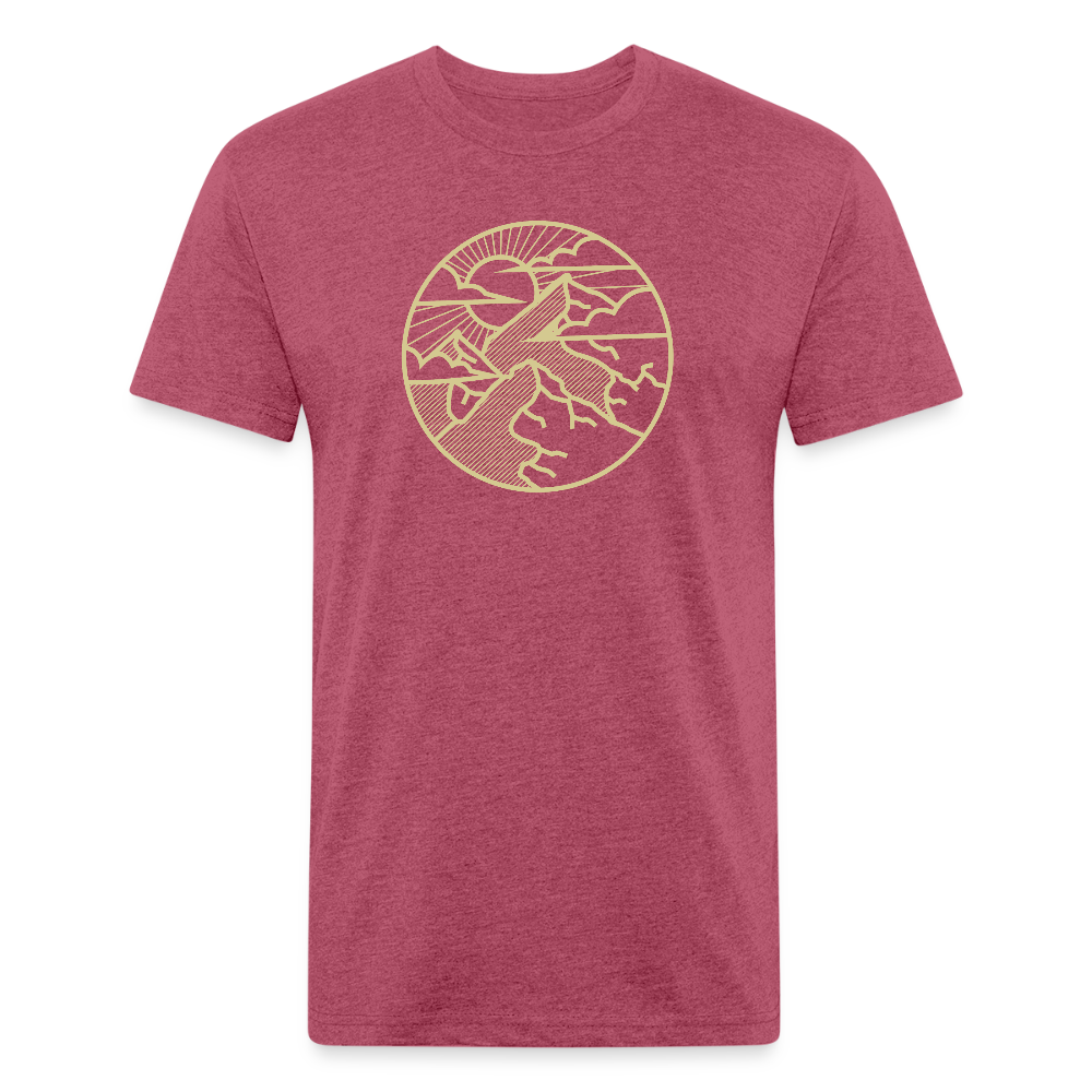 Sunbreak - Premium Graphic Tee - heather burgundy