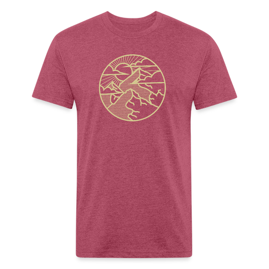 Sunbreak - Premium Graphic Tee - heather burgundy