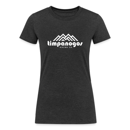 Timpanogos Hiking Co. (official) - Women's Tri-Blend Organic T-Shirt - heather black