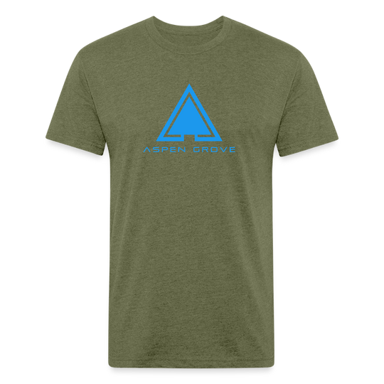 Aspen Grove - Premium Graphic Tee - heather military green