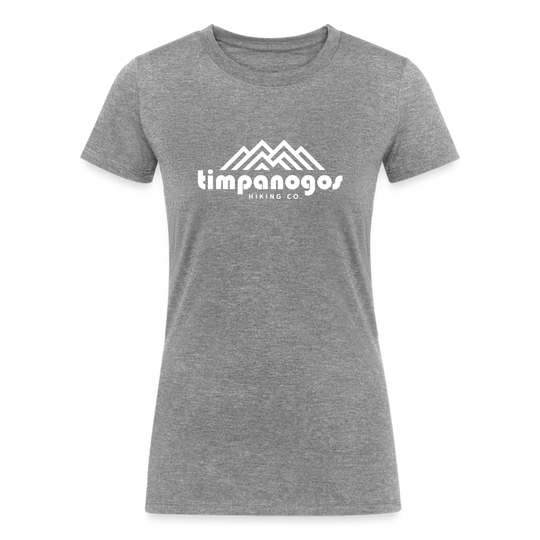 Timpanogos Hiking Co. (official) - Women's Tri-Blend Organic T-Shirt - heather gray