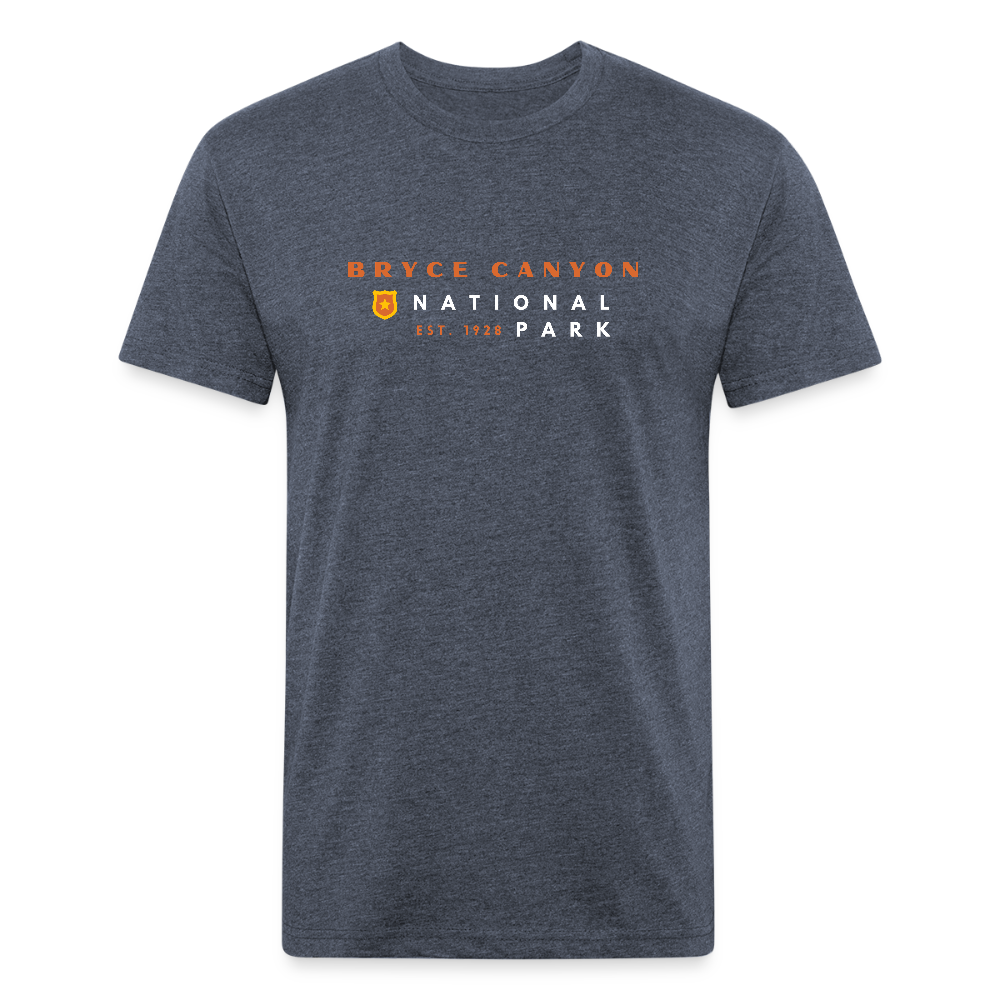 Bryce Canyon National Park (retro) - Premium Graphic Tee - heather navy