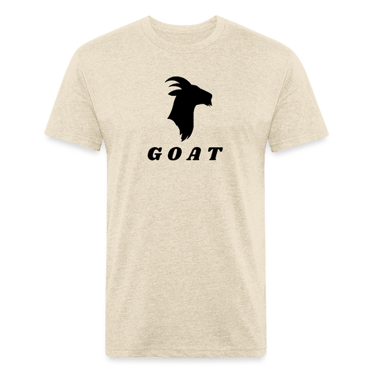 GOAT (black) - Premium Graphic Tee - heather cream