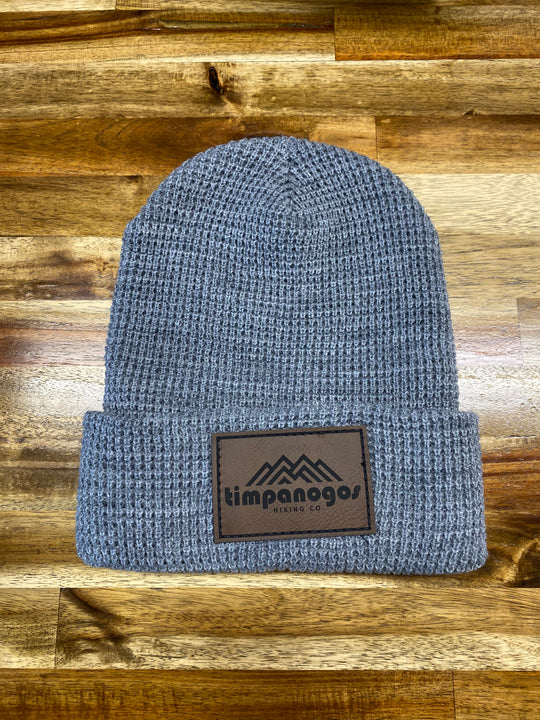 Patch Waffle Knit Beanie - Timpanogos Hiking Co.
