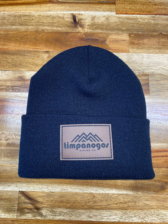Cuffed Knit Patch Beanie - Timpanogos Hiking Co.
