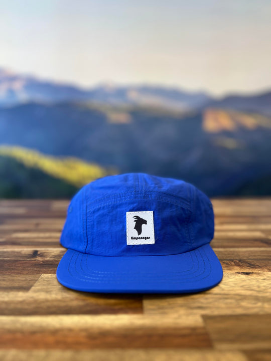 5-panel Water-Repellant Nylon Camp Hats - GOAT (Timpanogos)
