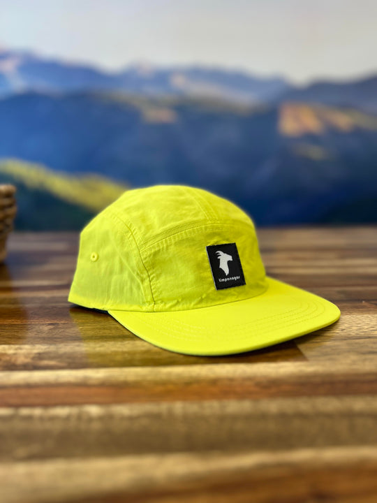 5-panel Water-Repellant Nylon Camp Hats - GOAT (Timpanogos)