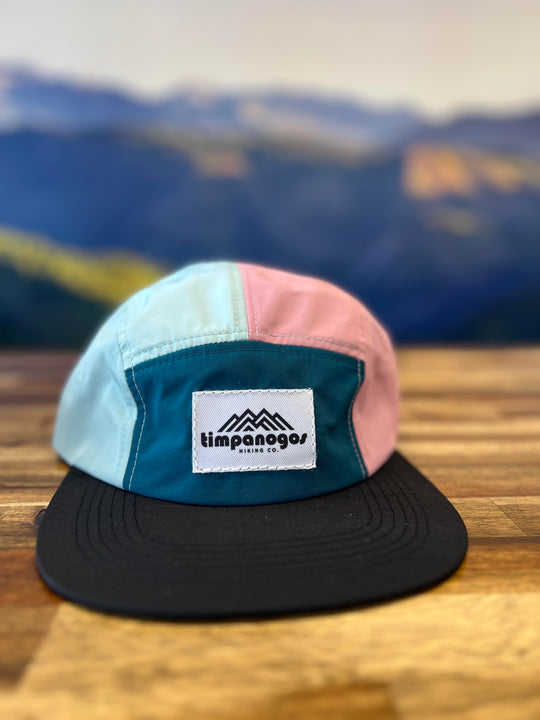 5-panel Multicolor Nylon Camp Hats - Timpanogos Hiking Co. (Official)