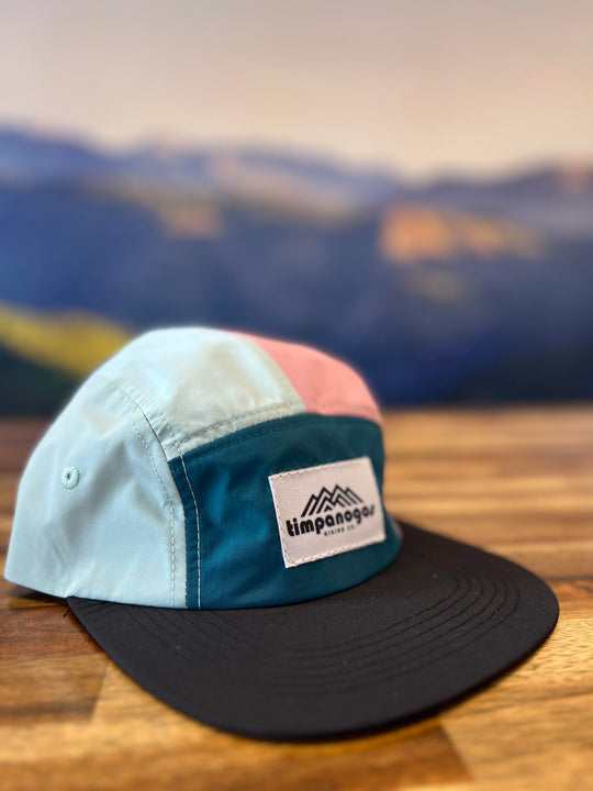 5-panel Multicolor Nylon Camp Hats - Timpanogos Hiking Co. (Official)