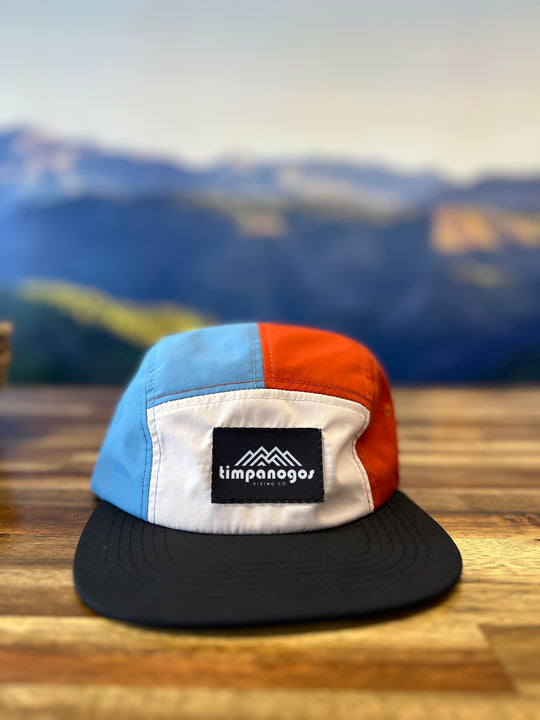 5-panel Multicolor Nylon Camp Hats - Timpanogos Hiking Co. (Official)