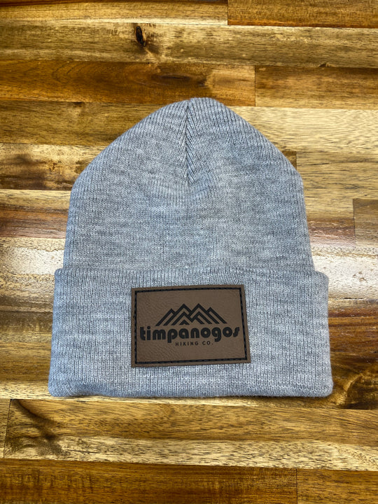 Cuffed Knit Patch Beanie - Timpanogos Hiking Co.