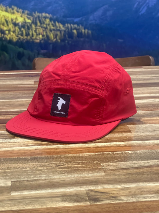 5-panel Water-Repellant Nylon Camp Hats - GOAT (Timpanogos)