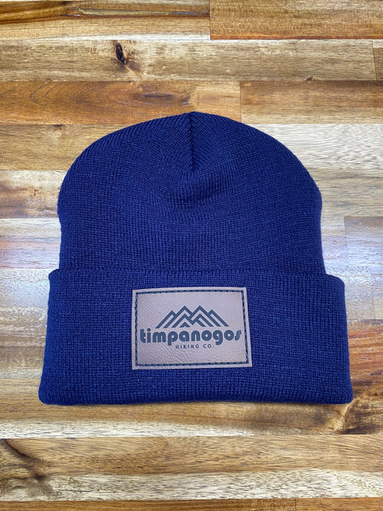 Cuffed Knit Patch Beanie - Timpanogos Hiking Co.