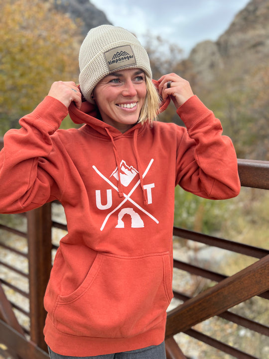 Utah X - Vintage Mountain Blend Hoodie