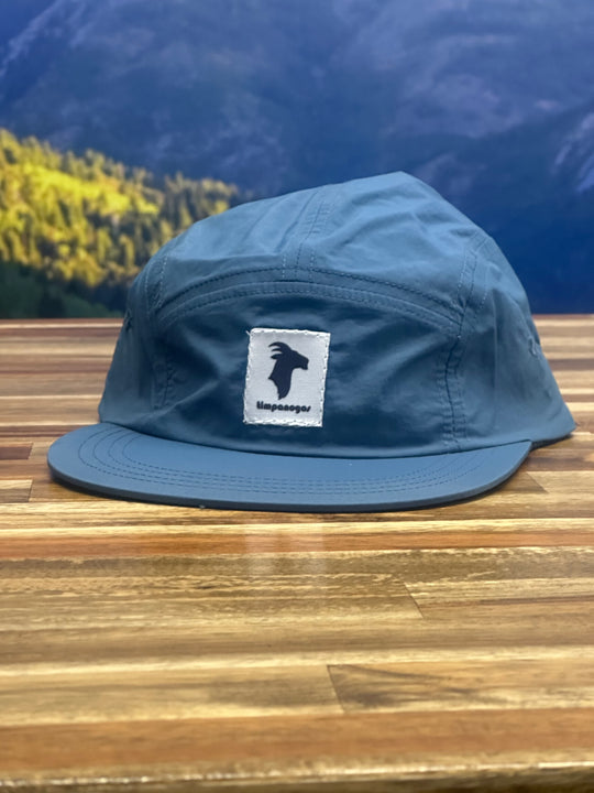 5-panel Water-Repellant Nylon Camp Hats - GOAT (Timpanogos)