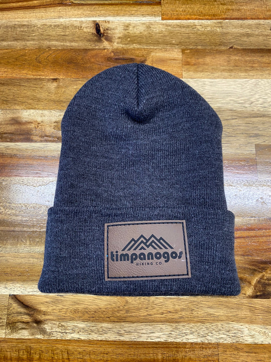 Cuffed Knit Patch Beanie - Timpanogos Hiking Co.