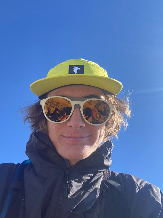 5-panel Water-Repellant Nylon Camp Hats - GOAT (Timpanogos)