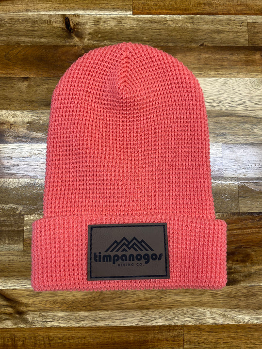 Patch Waffle Knit Beanie - Timpanogos Hiking Co.