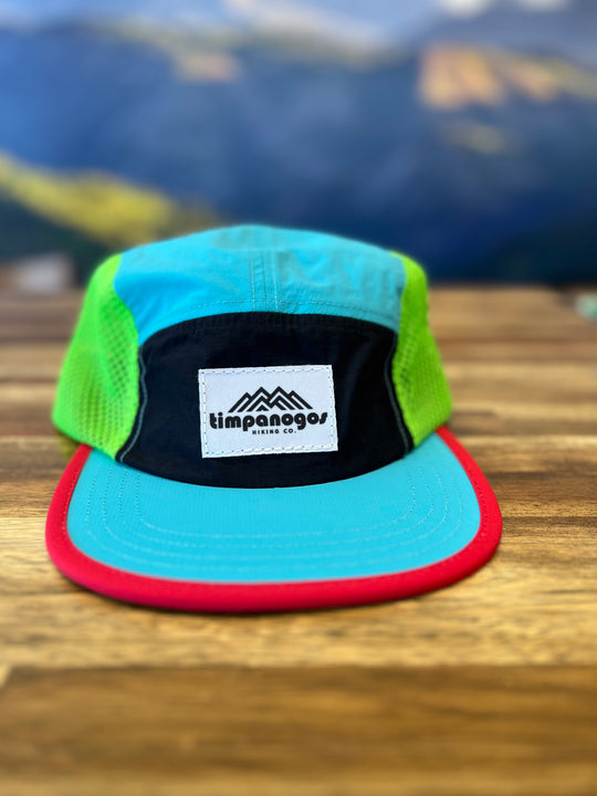5-panel Multicolor Mesh Camper Hats - Timpanogos Hiking Co. (Official)