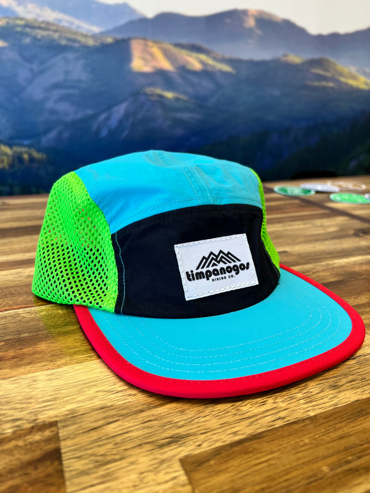 5-panel Multicolor Mesh Camper Hats - Timpanogos Hiking Co. (Official)