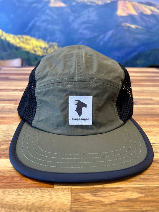 5-panel Multicolor Mesh Camper Hats - Goat (Timpanogos)