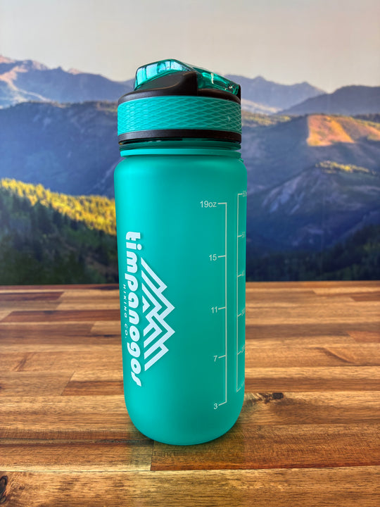 Timpanogos Hiking Co. Motivational Water Bottle (Teal)