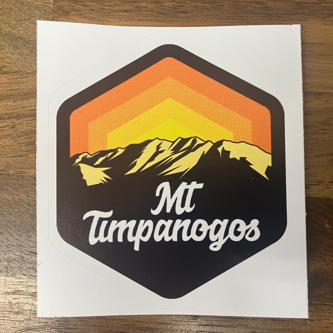 Custom Die Cut Sticker (3 x 3) - Mt. Timpanogos