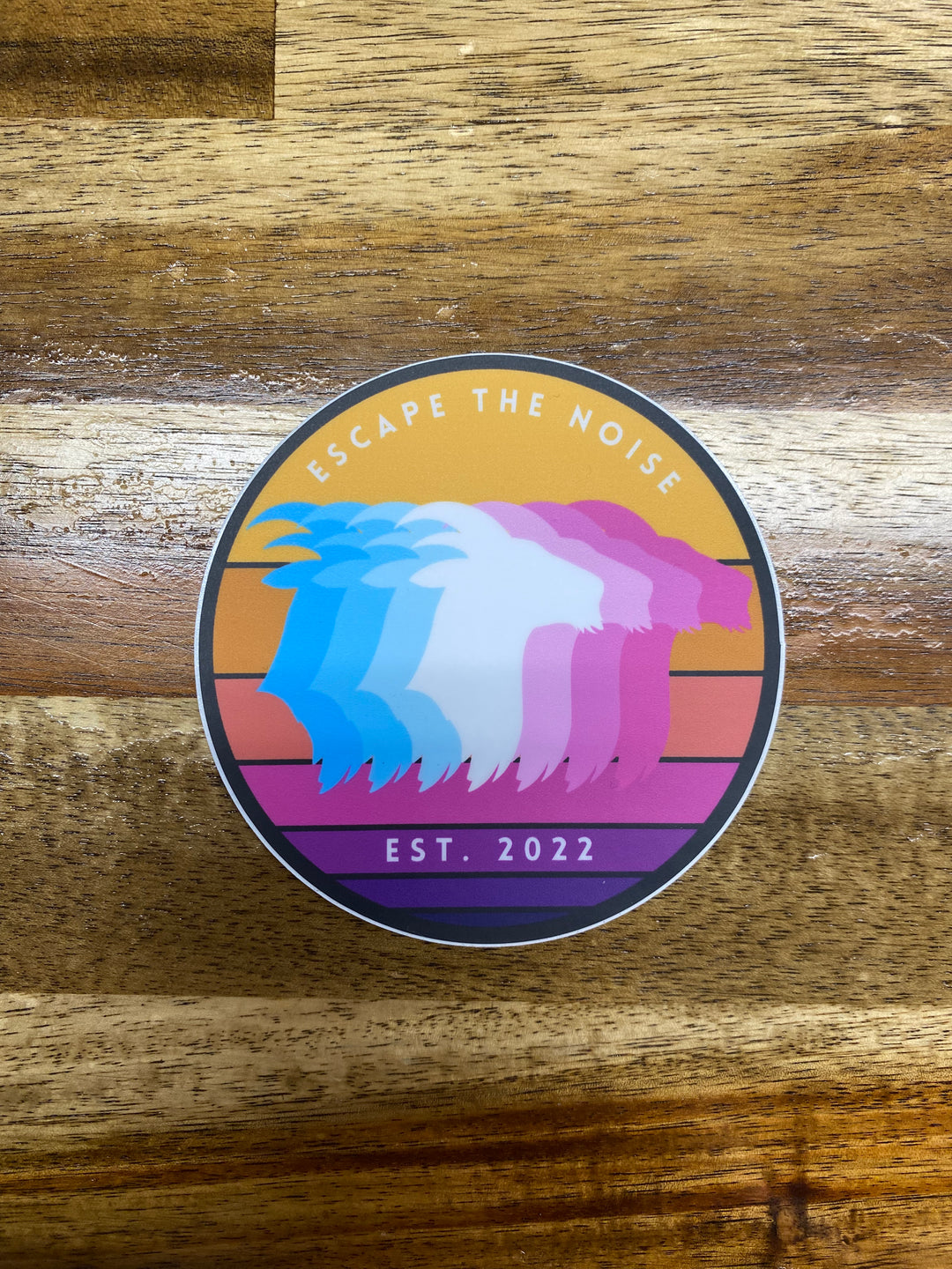 Custom Circle Sticker - Goat Est. 2022