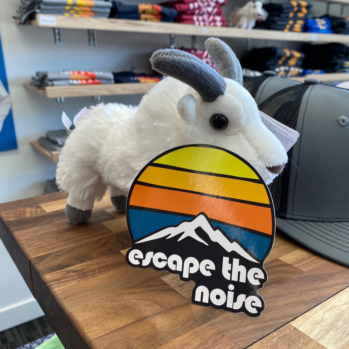 Custom Die Cut Sticker (4 x 4) - Escape the Noise