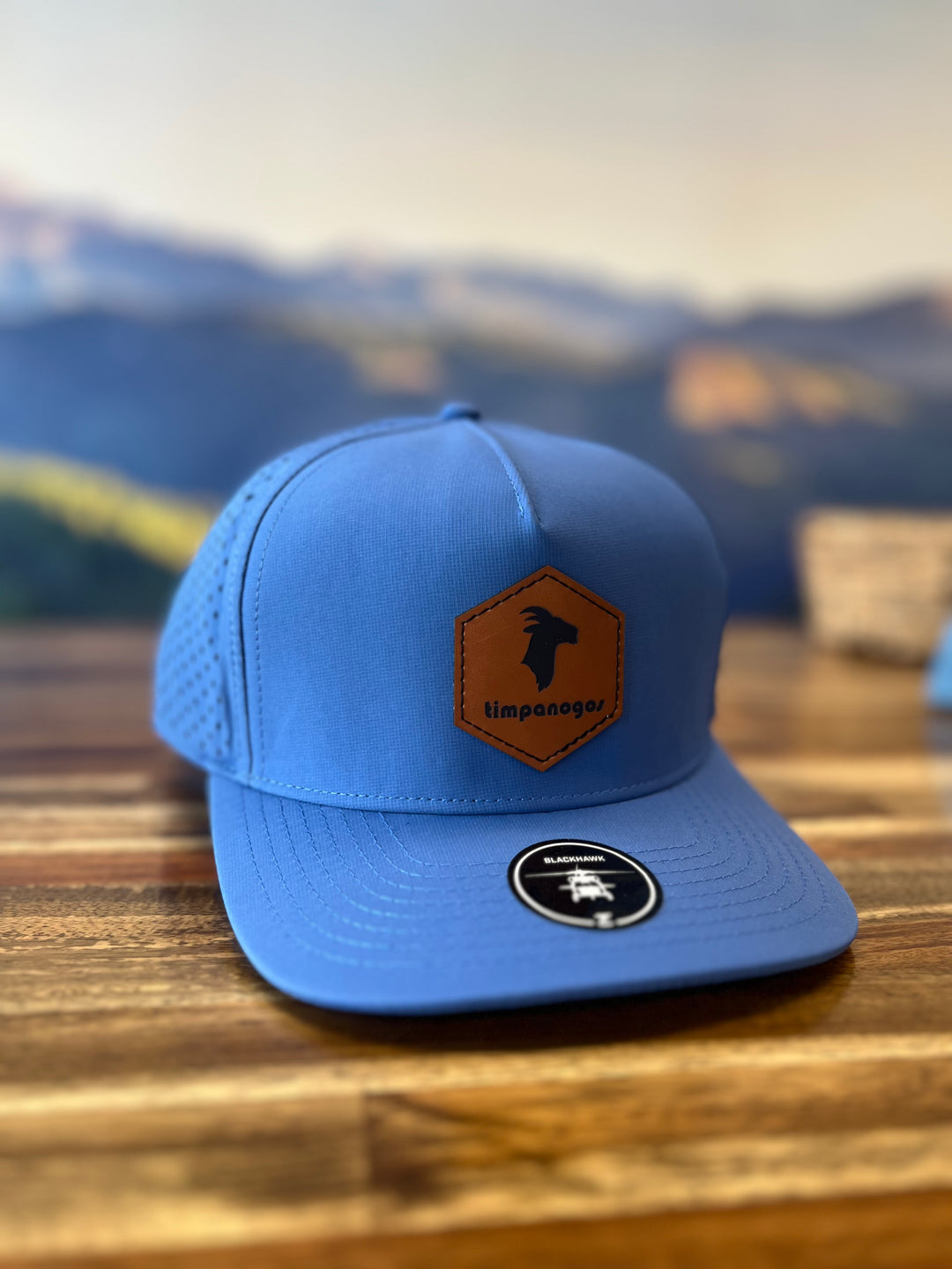 Goat Timpanogos Blackhawk Performance Hat (Ocean Blue)