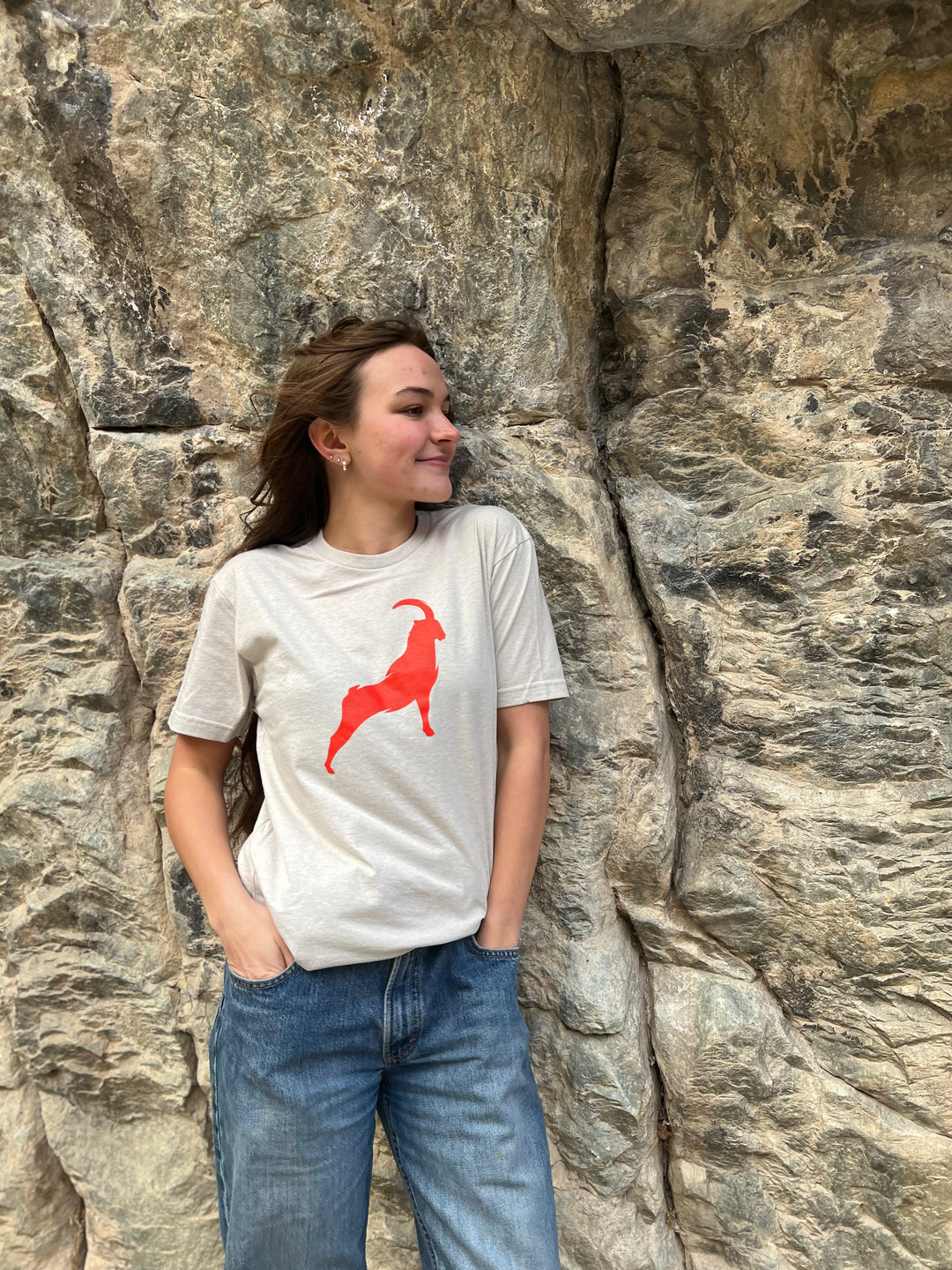 Goat Icon - Premium Graphic Tee