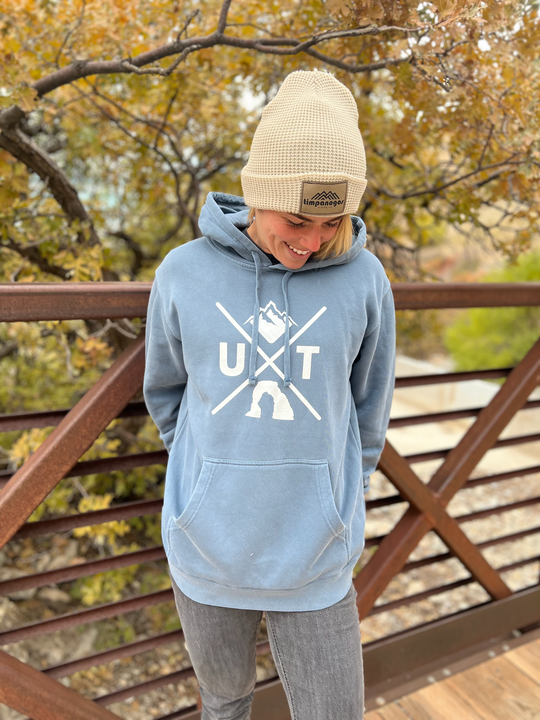 Utah X - Vintage Mountain Blend Hoodie