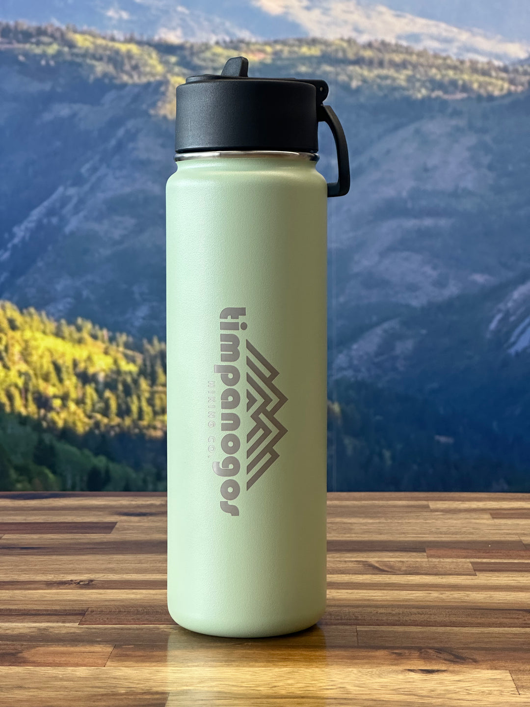 Timpanogos Hiking Co. Insulated Metal Water Bottle (Light Sage)