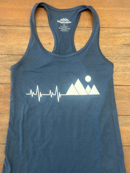 Mountain Pulse - Women's Ideal Racerback Tank