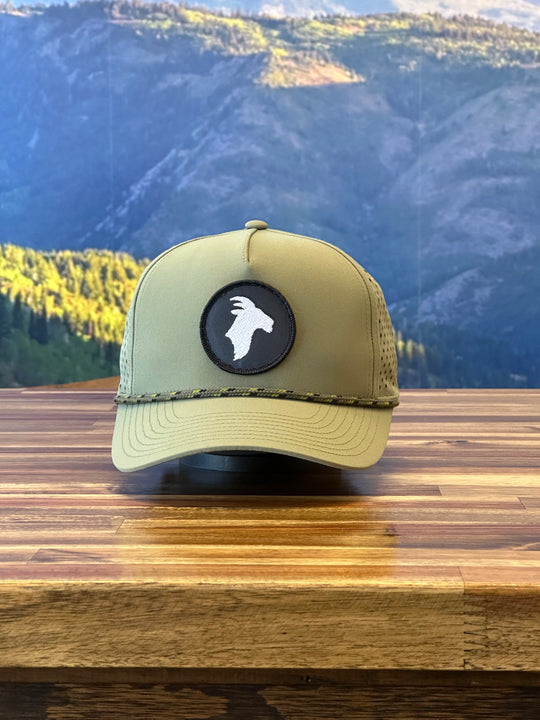 Goat - Embroidered Rope Hat