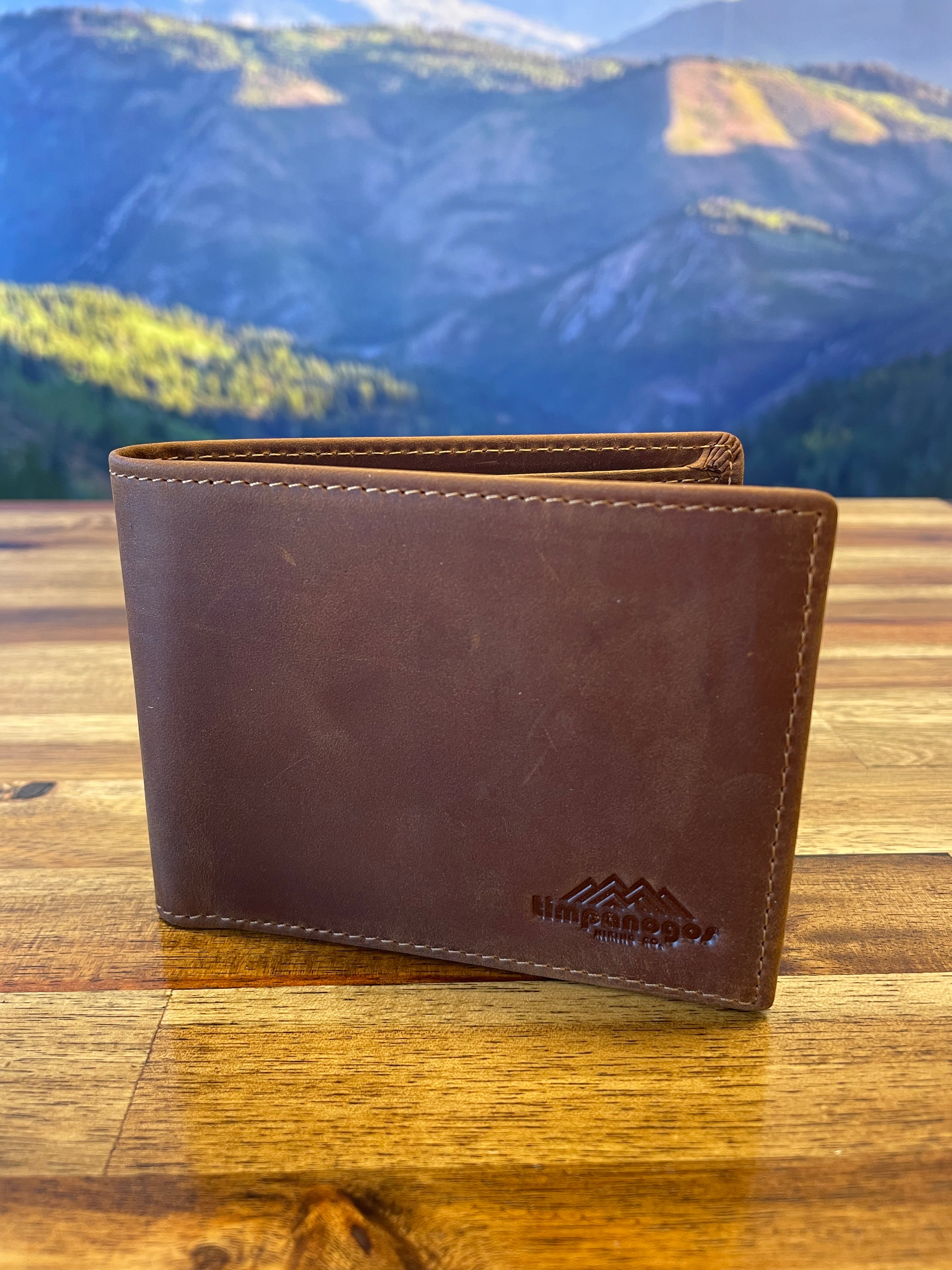 The Redford - Vintage Leather Bifold Wallet (Timpanogos Hiking Co.)