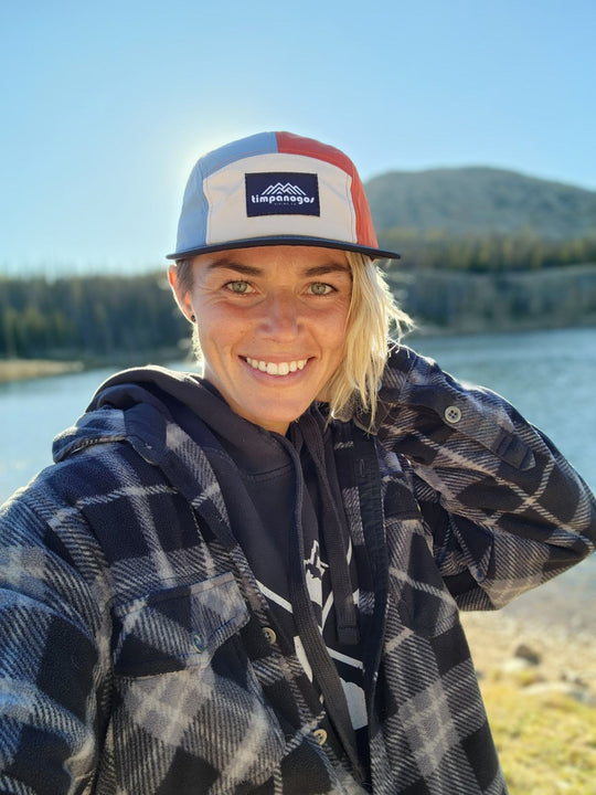 5-panel Multicolor Nylon Camp Hats - Timpanogos Hiking Co. (Official)