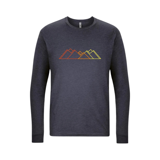 Retro '80s Mountains - Premium Long Sleeve Shirt