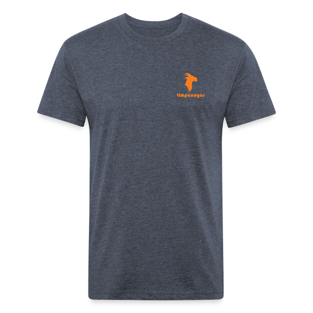 Burnt Orange Goat (Timpanogos) - Premium Graphic Tee - heather navy