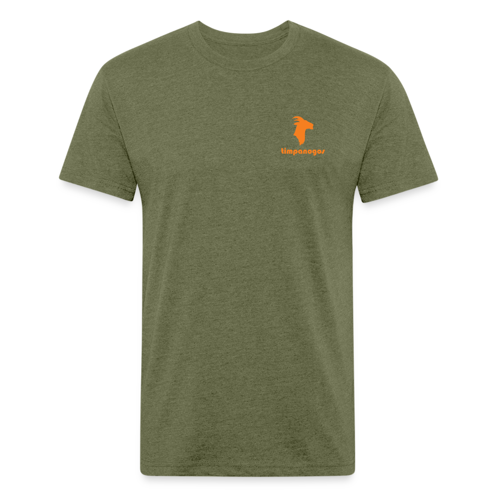 Burnt Orange Goat (Timpanogos) - Premium Graphic Tee - heather military green