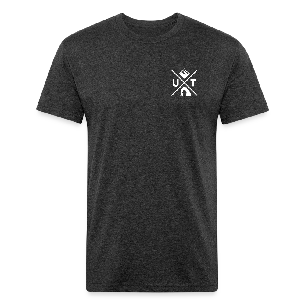 Utah X - Premium Graphic Tee - heather black