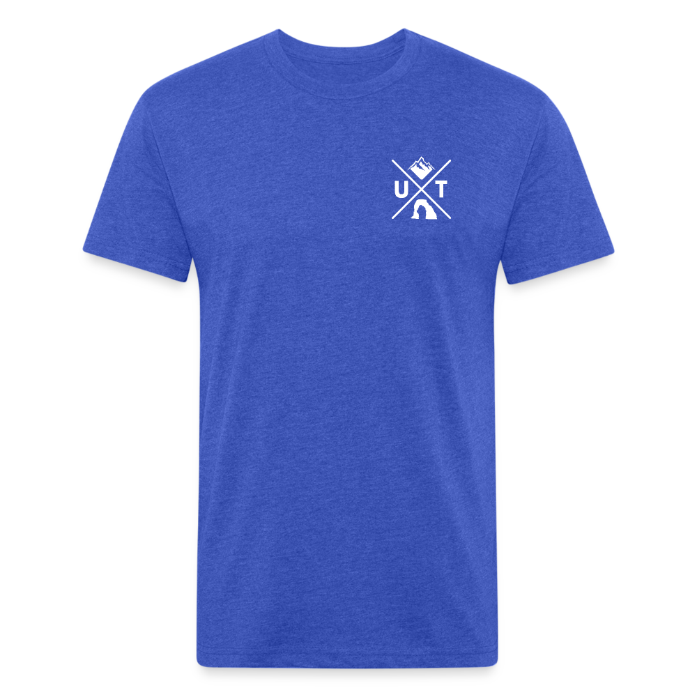 Utah X - Premium Graphic Tee - heather royal